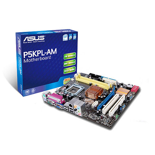 ASUS P5KPL-AM, G31/ICH7, DualDDR2-800, SATA2, VGA, LAN, mATX