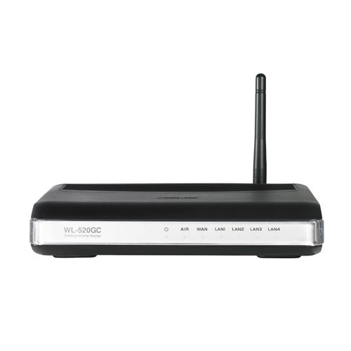 Asus WL-520gC Wireless 802.11g Router, 4xLAN, 1xWAN