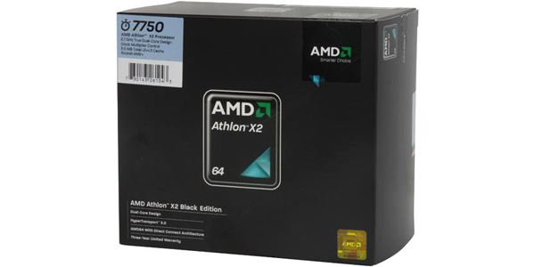 AMD Athlon X2 Dual Core 7750 Black Edition, Socket AM2+, 95W, 65nm, BOX