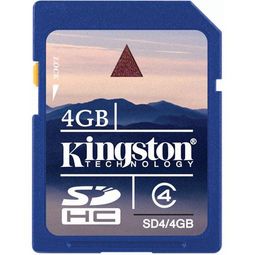 Kingston SecureDigital High Capacity 4GB Class 4