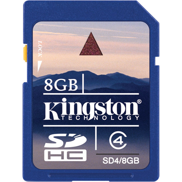 Kingston SecureDigital High Capacity 8GB Class 4
