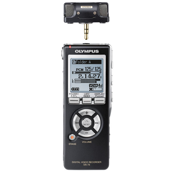 Olympus DS-75 Digital Voice Recorder