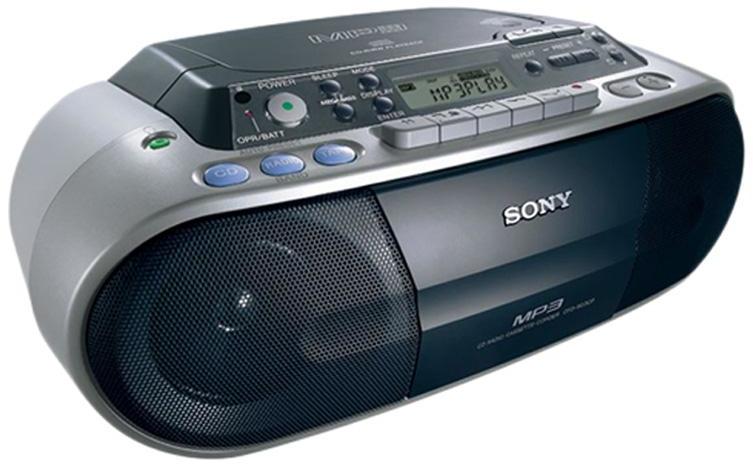 Sony CFD-S03CP CD Radio Cassette with MP3 Playback
