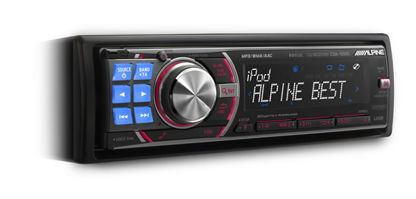 Alpine CDE-105Ri CD/MP3 USB Car Radio