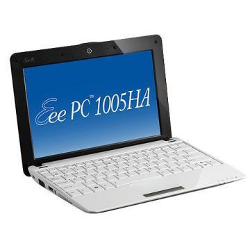 ASUS Eee PC Seashell 1005HA Atom N270 10" W7 White