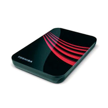 Toshiba 2,5" 250GB, 5400RPM, USB 2.0, red