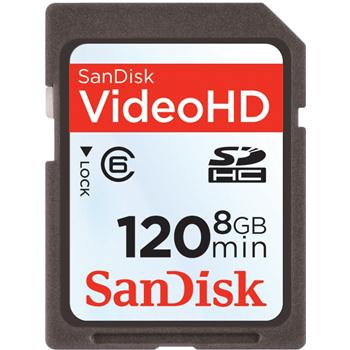 SanDisk SDHC 8GB Video HD