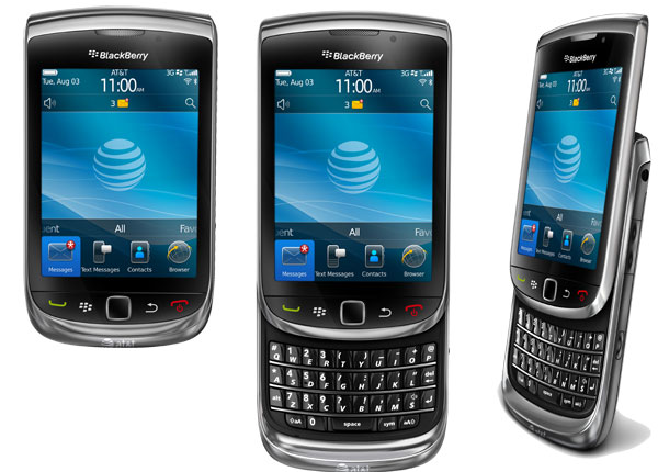 BlackBerry TORCH 9800 Slider Phone