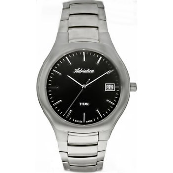 Adriatica 8201 Men`s Titanium Case Wristwatch