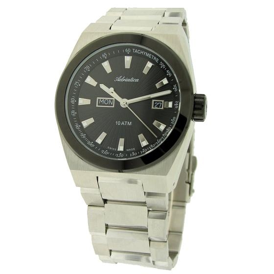 Adriatica 1117CH Men`s Bracelet Wristwatch