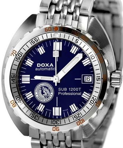 DOXA SUB 1200T Numa Blue dive watch