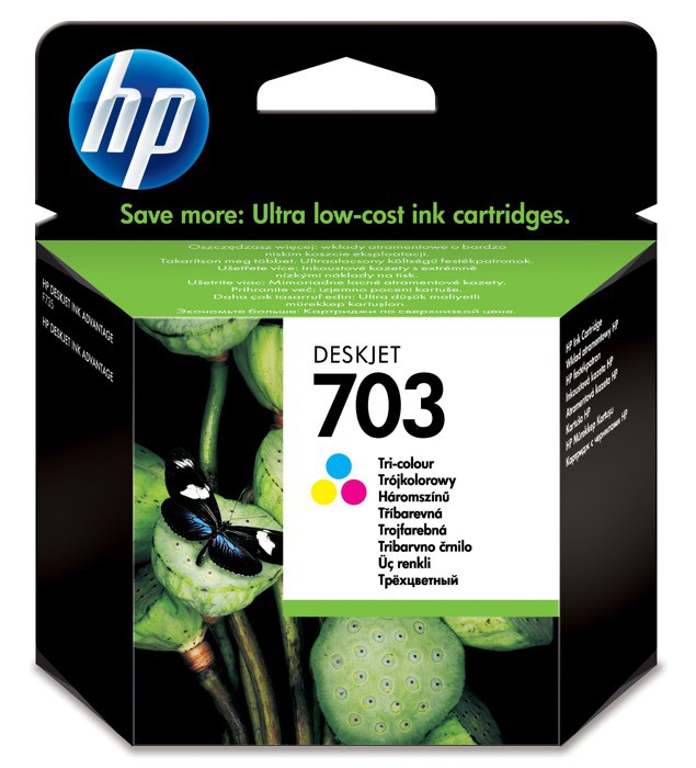HP 703 Tri-Colour Ink Cartridge