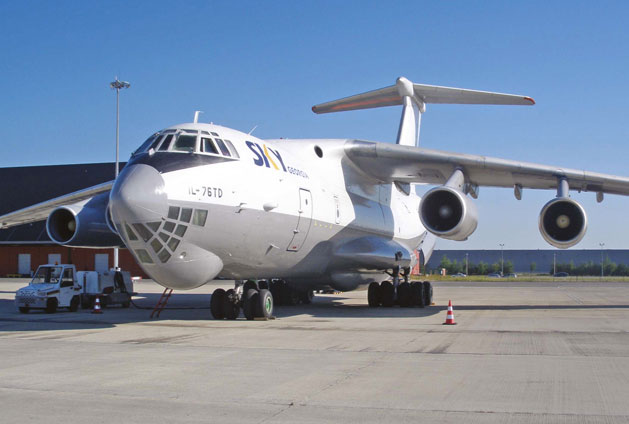 Ilyushin Il-76 four-engined strategic airlifter