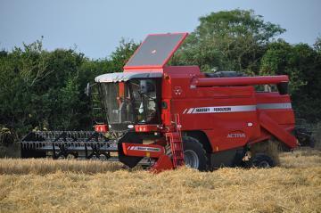 Massey Ferguson ACTIVA 7244 harvesting combine