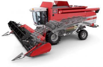 Massey Ferguson CENTORA 7280 harvesting combine