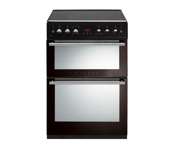 Stoves 61GDOT 600mm wide Gas Double Oven Cooker with Four Burner Hob