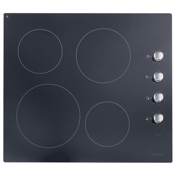 Stoves Sterling CR600 600mm electric ceramic hob with rotary controls