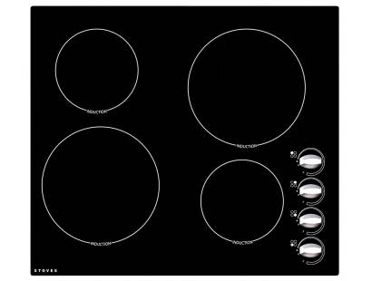 Stoves SEH600iR 600mm Electric Ceramic Induction Hob with Rotary Controls