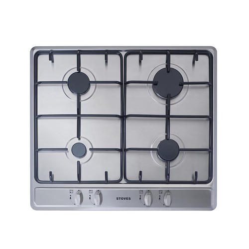 Stoves SGH600E 600mm Gas Hob with Enamel Pan Supports