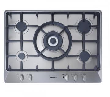 Stoves SGH700C 700mm Gas Hob with Cast Iron Pan Supports