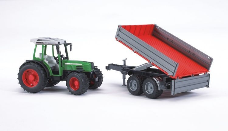 Bruder Fendt 209 S with tipping trailer toy