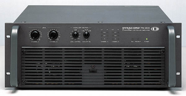 DYNACORD PM2600 controller power amplifier