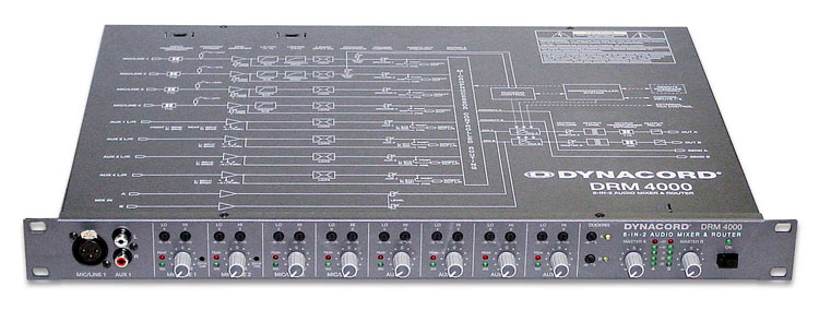 DYNACORD DRM 4000 rack audio mixer