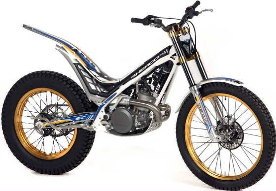 Sherco ST 2 STROKES 125 trials motorcycle