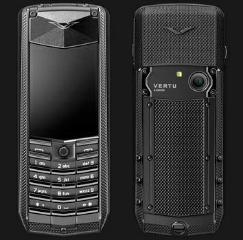 Vertu Ascent Black Knurl luxury mobile phone