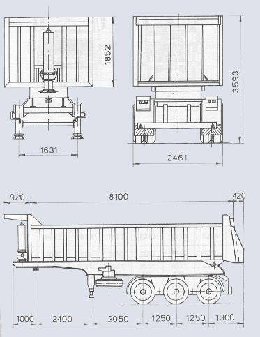 FAP PP60 truck trailer