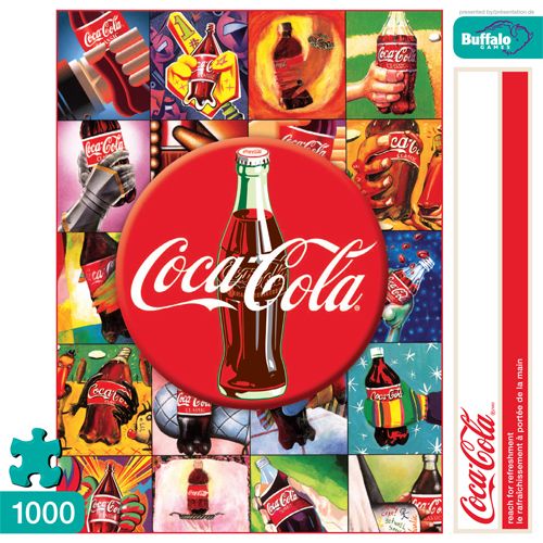 Buffalo Games Reach for Refreshment 1000 Pieces Coca Cola Puzzles