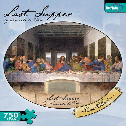 Buffalo Games Last Supper 750 Pieces Oval Puzzles