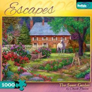 Buffalo Games The Sweet Garden 1000 Pieces Escapes Puzzles