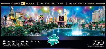 Buffalo Games Las Vegas 750 Pieces Panoramic Puzzles
