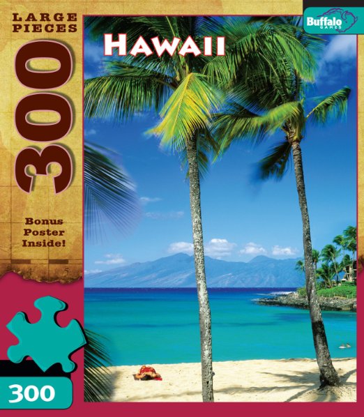 Buffalo Games Hawaii 300 Pieces Travel Puzzles