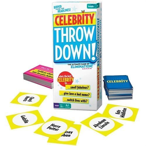 Buffalo Games Celebrity Throw Down Party Game