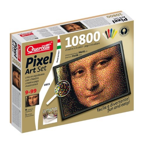 Quercetti Pixel Art 10800 Gioconda peg mosaic