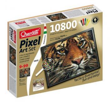 Quercetti Pixel Art 10800 Tigre peg mosaic