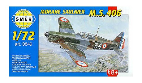 SMER Morane Saulnier MS 406 scale model