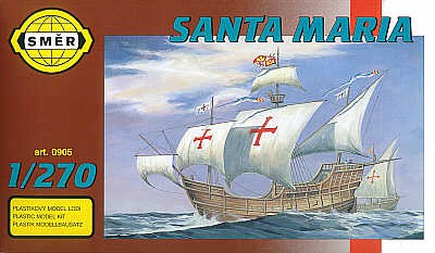 SMER Santa Maria ship scale model