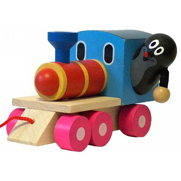 DETOA Krtecek On A Steam Engine toy