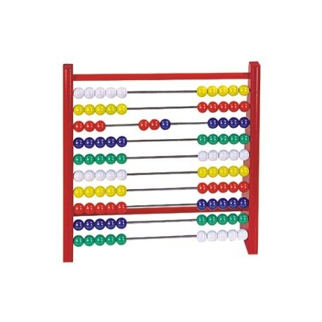DETOA Abacus Wood And Plastic red  toy