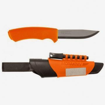 Mora Bushcraft Survival Orange Knife
