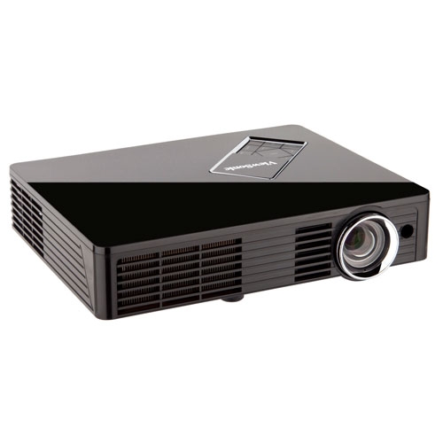 Viewsonic PLED-W500 WXGA LED Portable Projector, 500 lumens, 6000:1