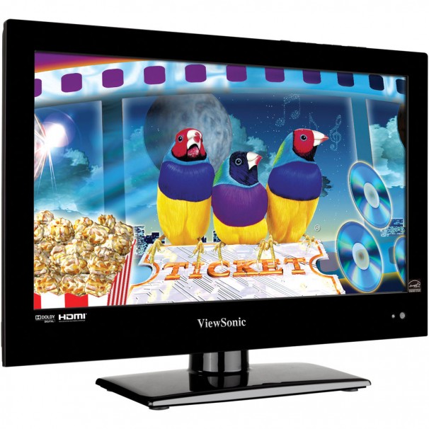 Viewsonic VT1601LED 15.6" Edge White HD LED TV
