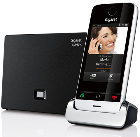 Gigaset SL910A Cordless Phone with Touch Screen