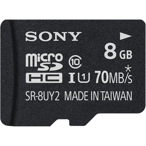 Sony 8GB MicroSDHC card