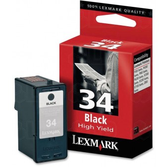 Lexmark #34 Black High Yield Ink Cartridge