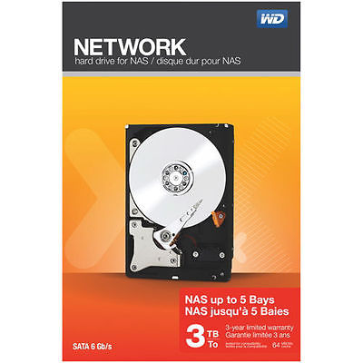 WD Network 3TB SATA IntelliPower NAS Drive