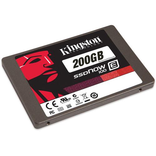 Kingston 200GB SSDNow E100 SSD SATA